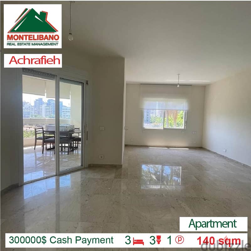 300000$ Cash Payment!!! Apartment for sale in Achrafieh!!! 0