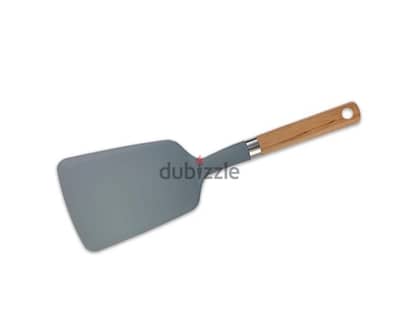 Long Silicone Spatula, 32x10cm, Black - Grey