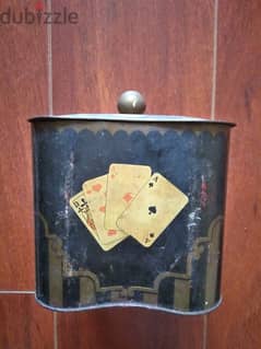 vintage tin container 0
