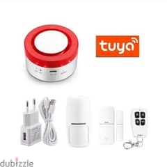 wireless wifi home alarm system kit by Tuya or smart life App