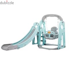 2-in-1 Kids Climber and Swing Set