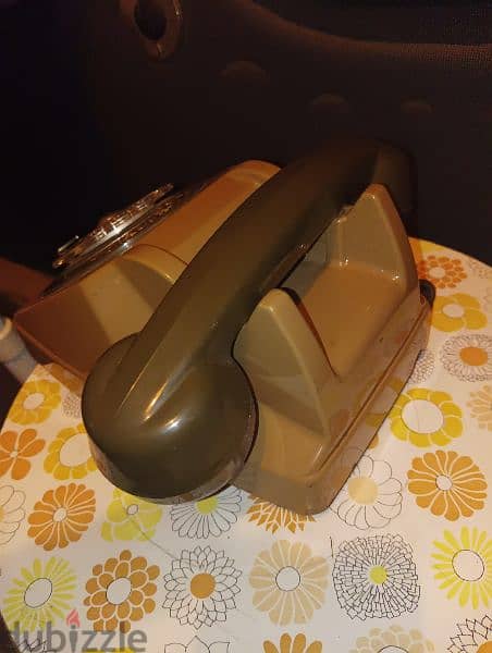 Vintage French rotary dial telephone SOCOTEL S63 2