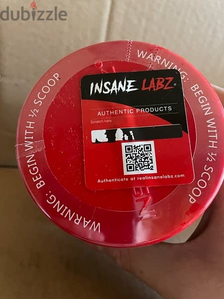 Insane Labz Psychotic Red 60 servings Pre workout 1
