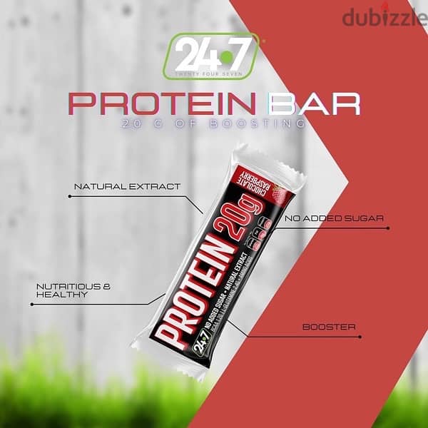 24/7 Protein Bars 20g protein per bar 2