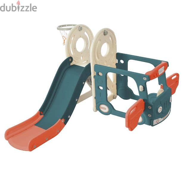 Kids Slide with Bus Play Structure 3