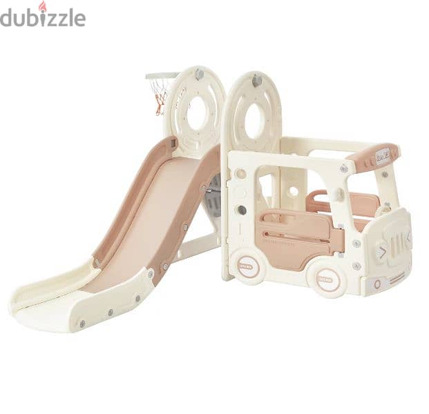 Kids Slide with Bus Play Structure 4