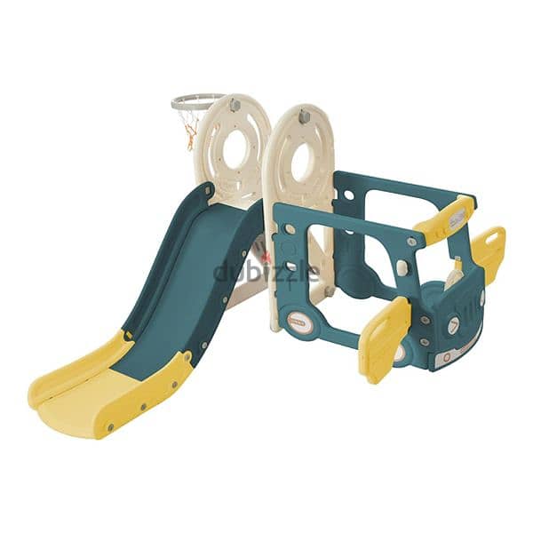 Kids Slide with Bus Play Structure 5