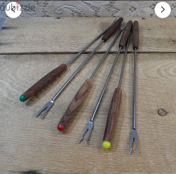 Vintage Fondue Forks set of 6
Stainless steel 3