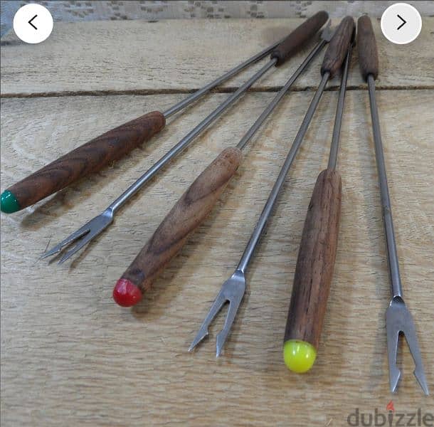 Vintage Fondue Forks set of 6
Stainless steel 4