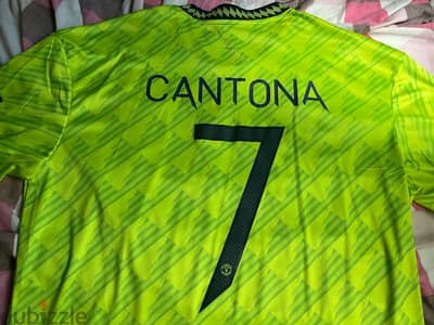 Manchester United Cantona 7 away  adidas 2022 special edition jersey