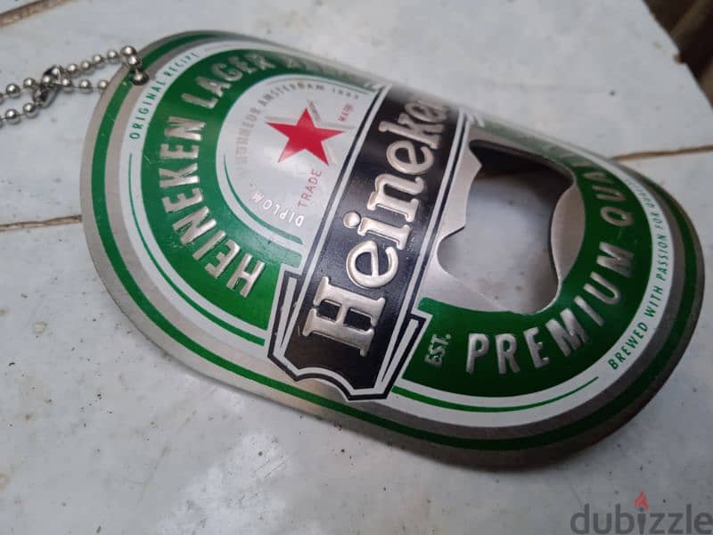 Heineken beer opener keychain hanger 1