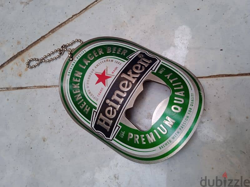 Heineken beer opener keychain hanger 2