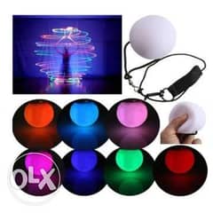 Spin Led Ball Poi Bali Spin Balls 0