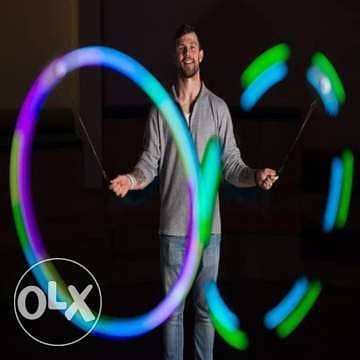 Spin Led Ball Poi Bali Spin Balls 2