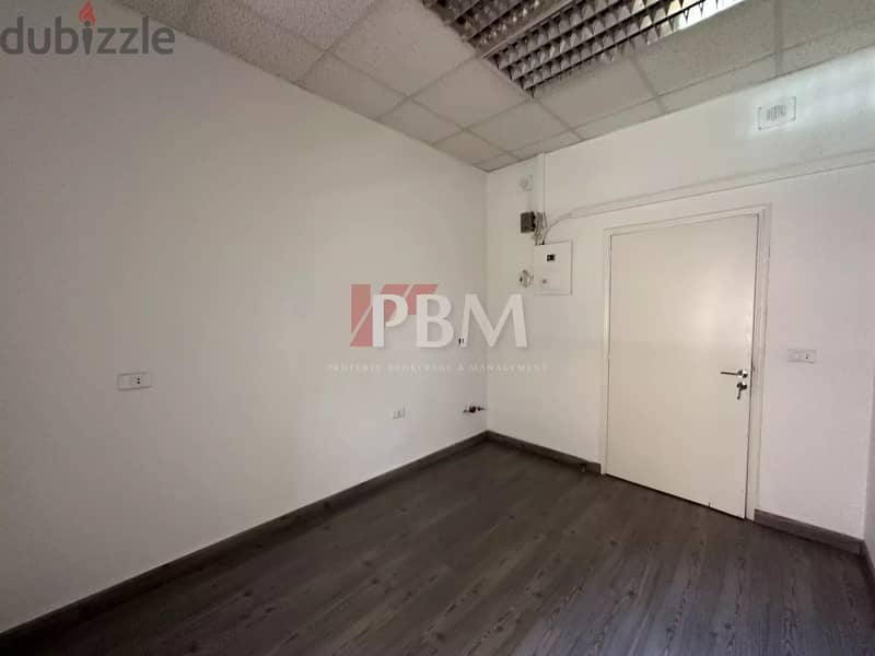 Amazing Office For Rent In Achrafieh | 4 Rooms | 148 SQM | 5
