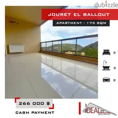 Apartment for sale in jouret el ballout 175 SQM REF#AG2075