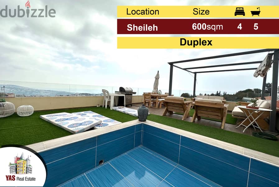 New Sheileh 600m2 Duplex | Unique Property | Astonishing View | 0