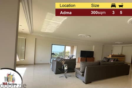 Adma 300m2 | Mint Condition | Prime Location | Partial View | K