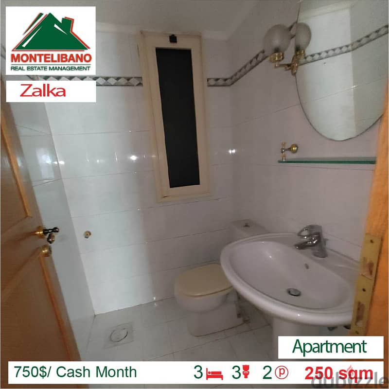 750$/Cash Month!! Apartment for rent in Zalka!!! 3