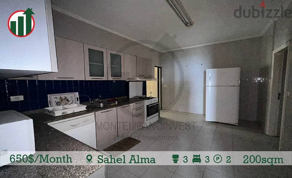 650$ / Month!! Apartment for Rent in Sahel alma!! 1