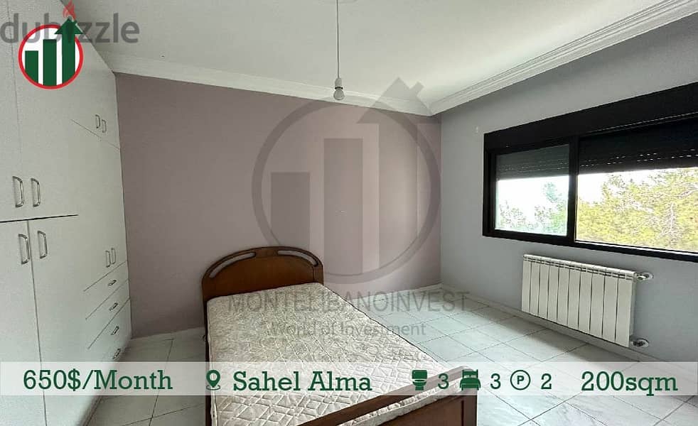 650$ / Month!! Apartment for Rent in Sahel alma!! 5