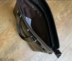 Montblanc Men leather laptop/documents bag