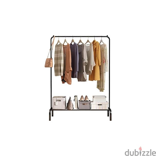Steel Clothes Rack and Shoes Stand 0