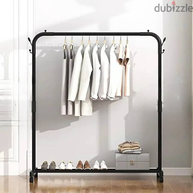 Steel Clothes Rack and Shoes Stand 1