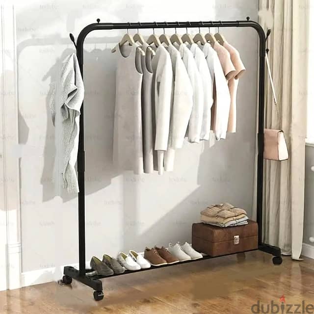 Steel Clothes Rack and Shoes Stand 2