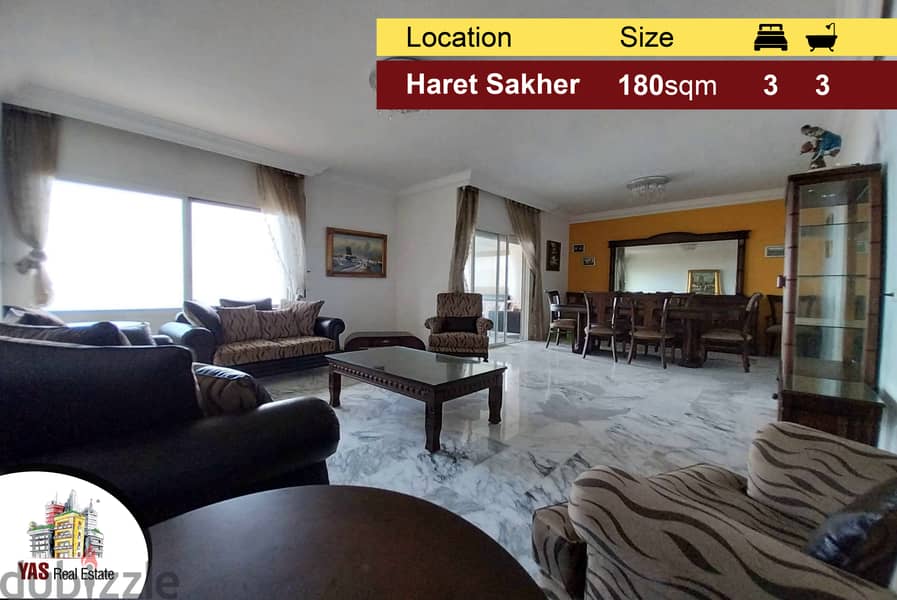 Haret Sakher 180m2 | Excellent Condition | Prime Location | View | IV 1