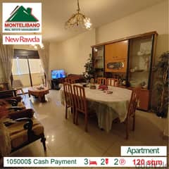 105000$ Cash Payment!!! Apartment for sale in New Rawda!!!