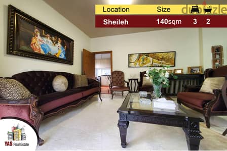 Sheileh 140m2 | Prime Condition | Furnished |Calm Area | Open View |TO