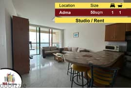 Adma 50m2 + 40m2 Terrace | Cozy Studio | For Rent | Astonishing View | 0