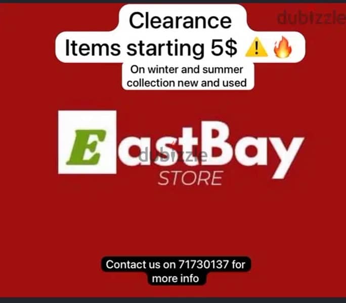 clearance sale starting 5$!!! 7