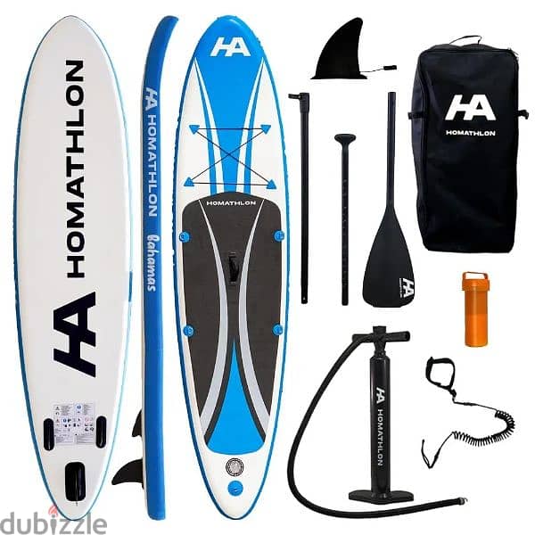 HomAthlon Bahamas Inflatable SUP with D-rings for kayak seat 4