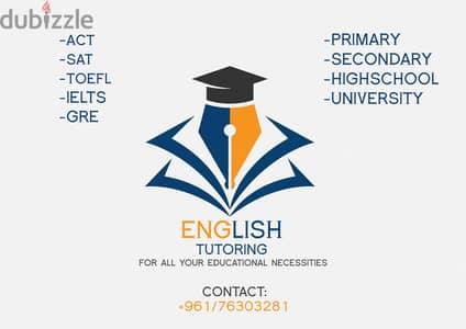 English tutoring for all requirements