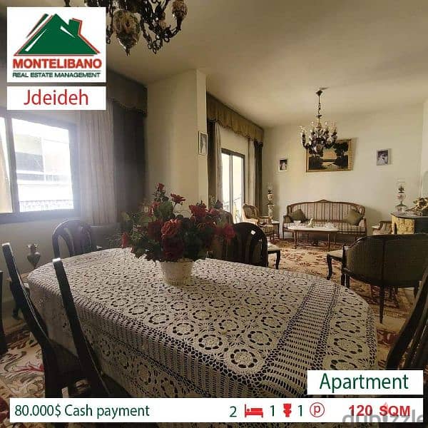 Apartment for sale in Jdeideh !!! 3