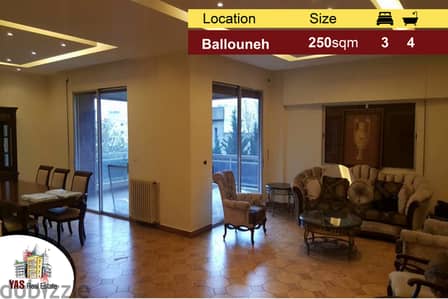 Ballouneh 250m2 + 100m2 Terrace | Ultra Prime Location | Open View |