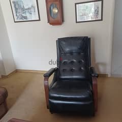 Reclining Leather Sofa chair 0