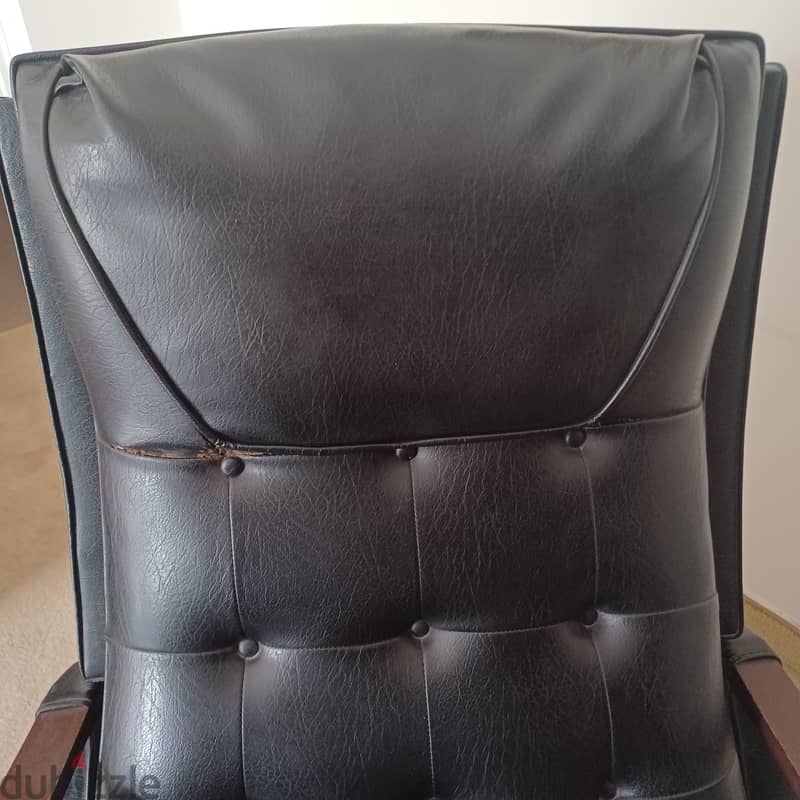 Reclining Leather Sofa chair 3