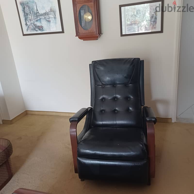 Reclining Leather Sofa chair 4