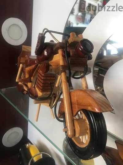 German handmade wood motorcycle موتو خشب شغل يدوي الماني