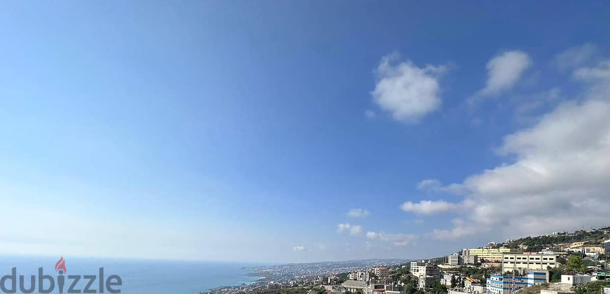 Furnished 224m2 duplex apartment + 65m2 terrace+view for sale in Halat 1