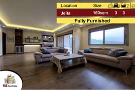 Jeita 160m2 | Fully Furnished | High-End | Panoramic View | IV