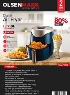 OLSENMARK Air Fryer 2.8L New in Box