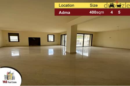 Adma 400m2 + 120m2 Garden | New Flat | Luxurious | Open View | KA