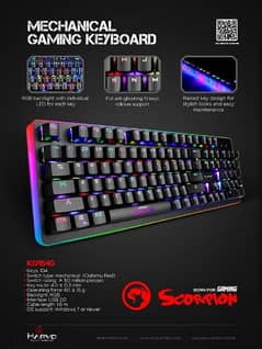 Gaming keyboard mechanical + mousepad 0