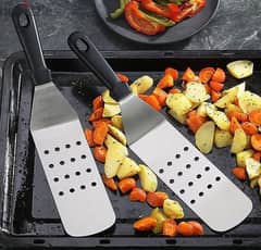 Stainless Steel Grill Spatulas, 36x7cm 0