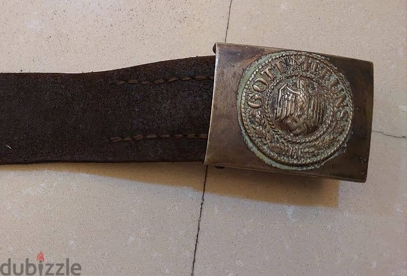 German Nazi Leather belt for the SA solidier  in world war Two WW II 1