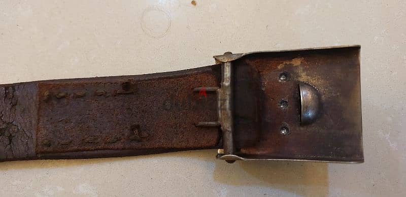 German Nazi Leather belt for the SA solidier  in world war Two WW II 3
